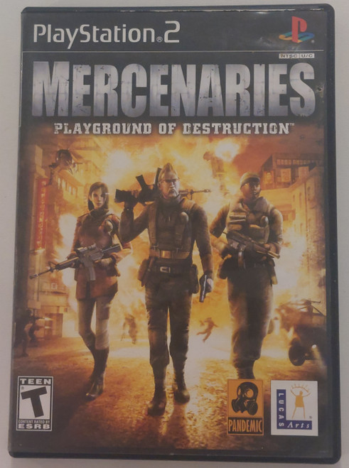 front of game case shown