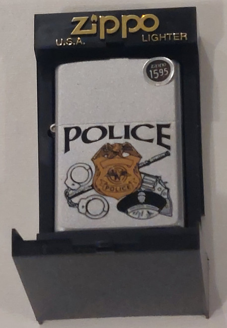 Main photo showing zippo in case Main photo showing zippo in case