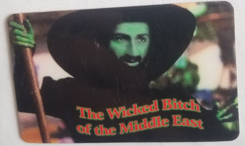 The Wicked Witch of Middle East Souvenir novelty card front