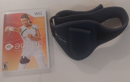 Leg strap belt and game shown