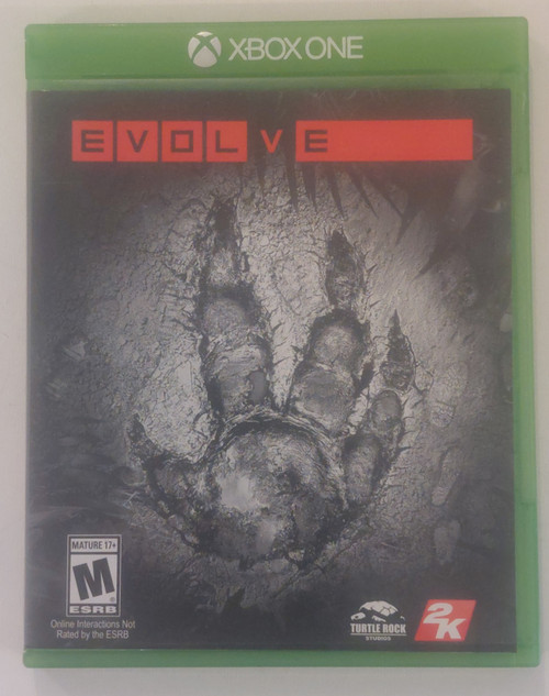 Front of game case shown