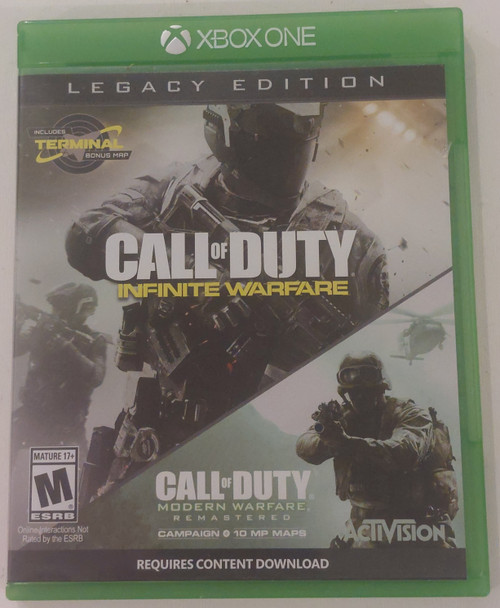 Front of game case shown