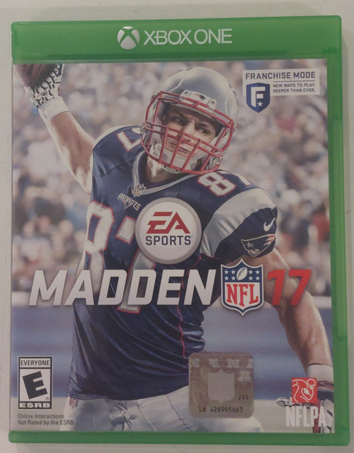 Front of game case shown Front of game case shown