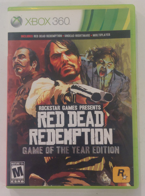 Front of game case shown