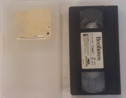 Front of plastic case and tape shown