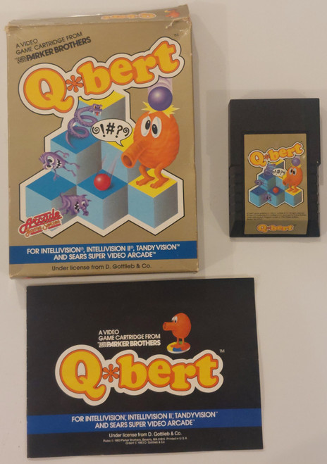 Box, game cartridge, and instruction book shown