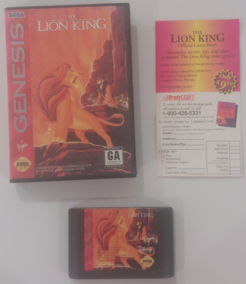 Game case advertisement and game shown