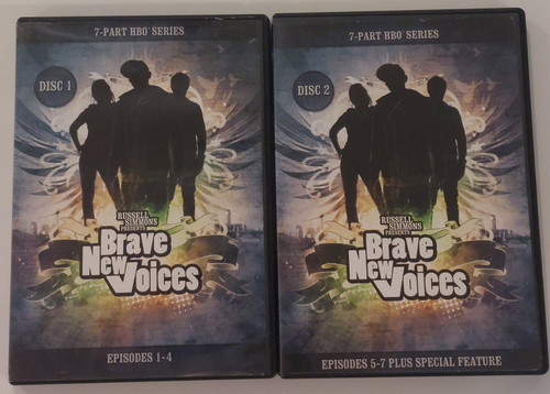 Front of both DVD case shown