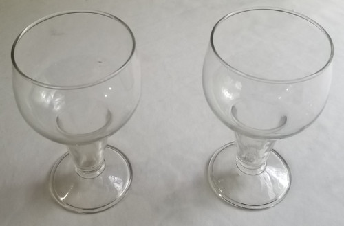Large Clear glass stem wine Large Clear glass stem wine