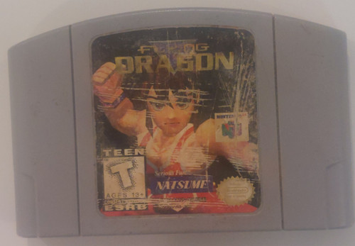 Main photo showing front of game cartridge