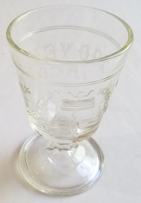 1776 to 1976 Liberty Bell 200 Years Water Wine Glass Vintage