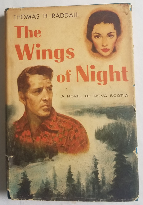 The Wings of Night A Novel of Nova Scotia by Thomas Raddall Hardcover Book front cover