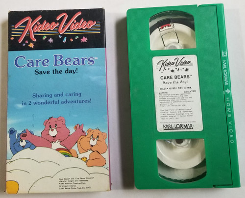 Care Bears Save the Day Karl Lorimar VHS Video front of sleeve