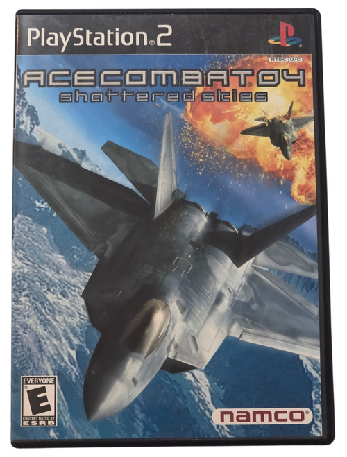 Front of video game case shown