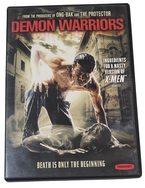 Front of DVD case shown