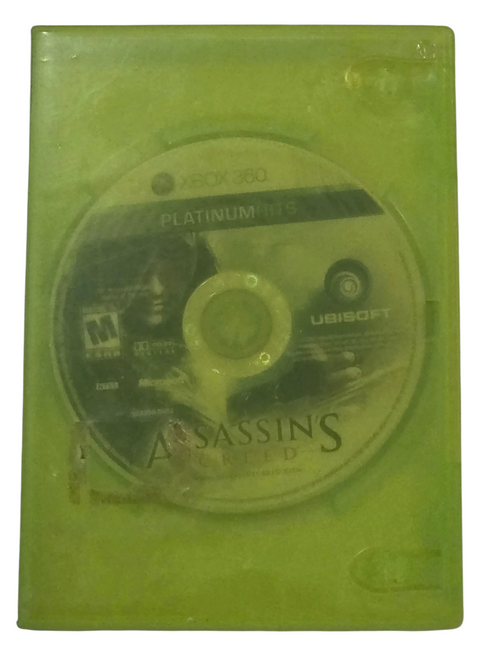 Front of game case shown with game inside shown