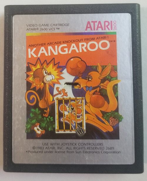Kangaroo Atari 2600 Video Game front