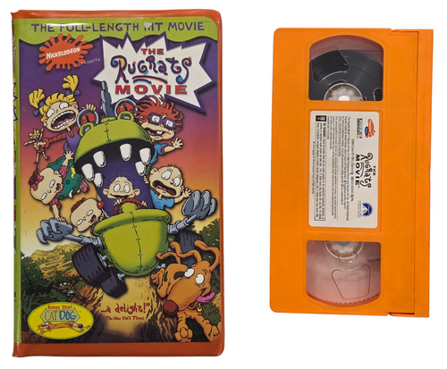 Front of clamshell case and tape shown