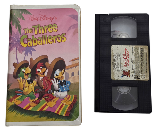 Front of clamshell case and tape shown