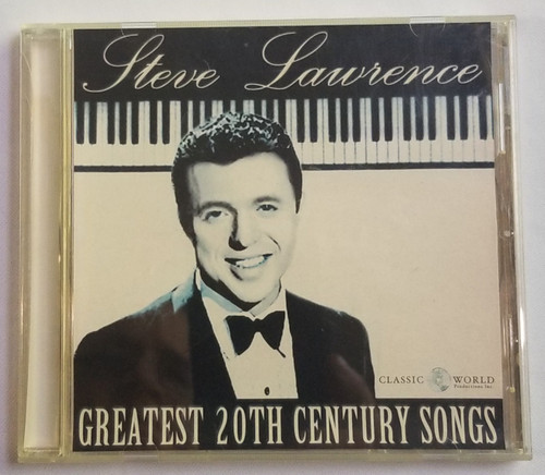 Steve Lawrence Greatest 20th Century Songs CD front