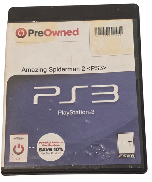 Front of game case shown