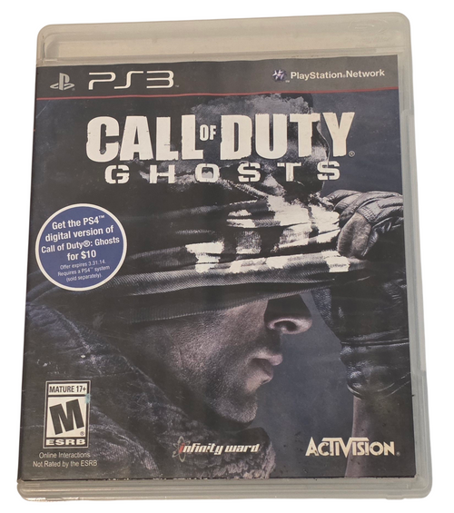 Front of game case shown