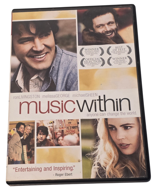 Front of DVD case shown