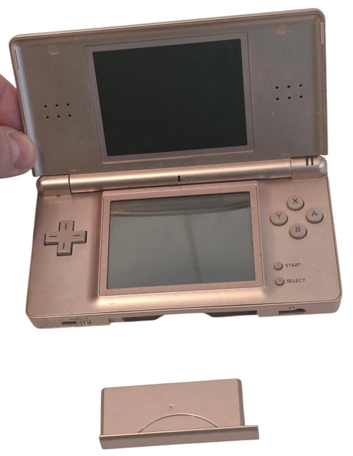 Console shown with GBA Port Protector also shown