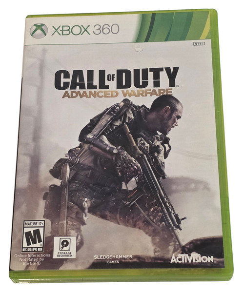 Front of game case shown