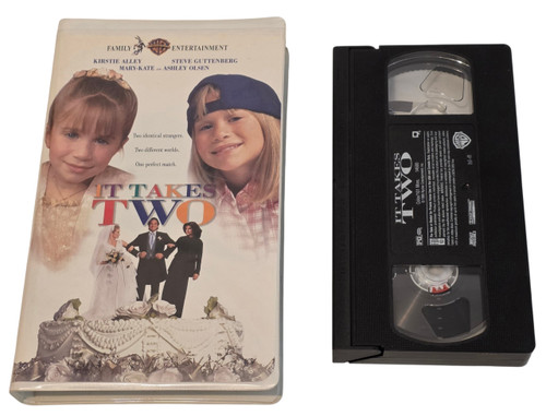 Front of clamshell case and tape shown