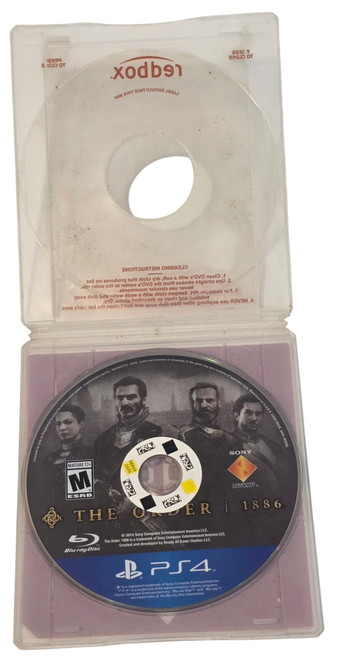 Disc shown in case open