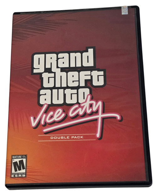Front of game case shown