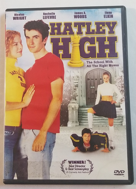 Hatley High DVD Movie stars Nicolas Wright James A Woods front
