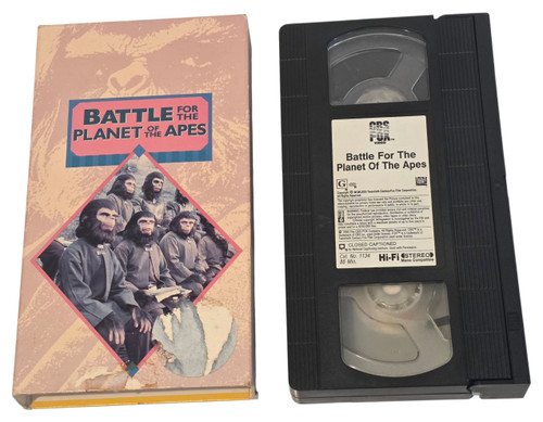 Front of VHS Slipcover and tape shown