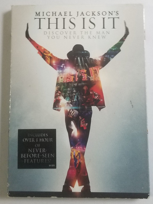 Michael Jackson's This is it dvd movie front
