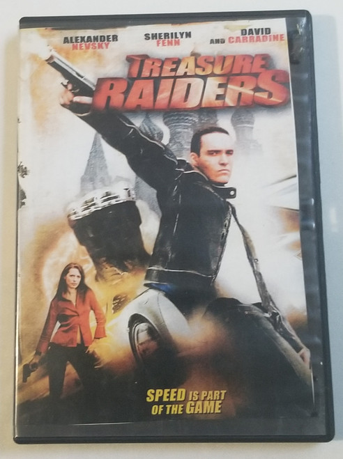 Treasure Raiders dvd action movie stars David Carradine front