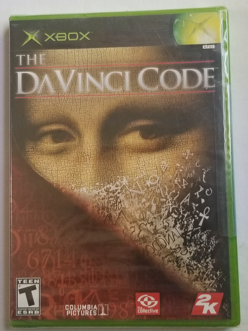 The Davinci Code Xbox Video Game New Sealed front