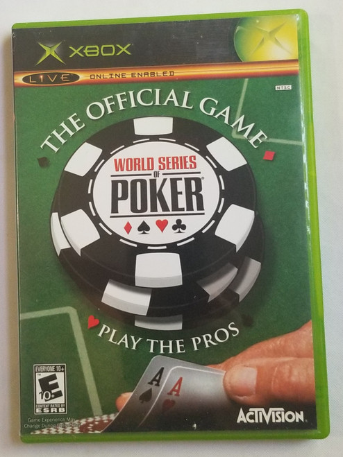 World Series of Poker Xbox Video Game Complete front