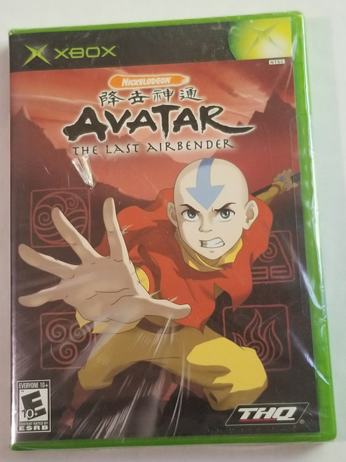 Avatar The Last Airbender Xbox Video Game Sealed New Rare front