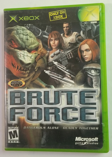 Brute Force Xbox Video Game front