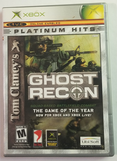Ghost Recon Platinum Hits Game of Year Xbox Video Game front