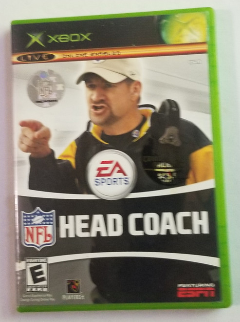NFL Head Coach Xbox Video Game EA Sports complete front
