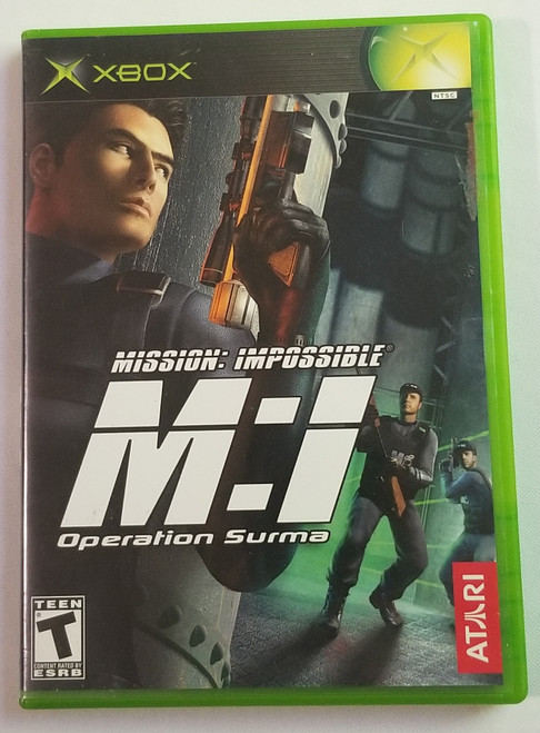 Mission Impossible Operation Surma Original 1st Gen Xbox Video Game Complete front