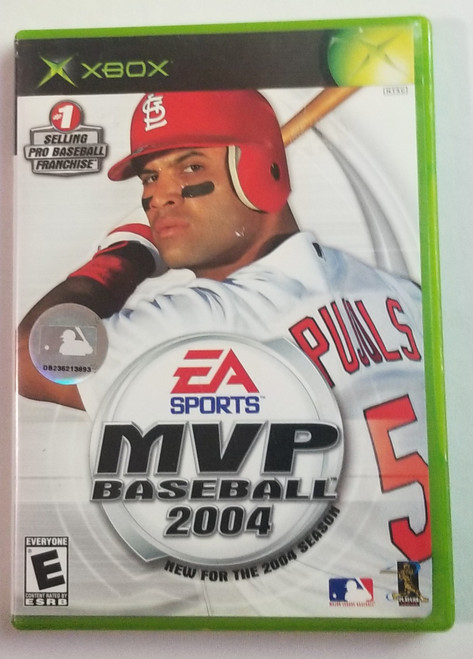 MVP Baseball 2004 Xbox Video Game Complete front MVP Baseball 2004 Xbox Video Game Complete front
