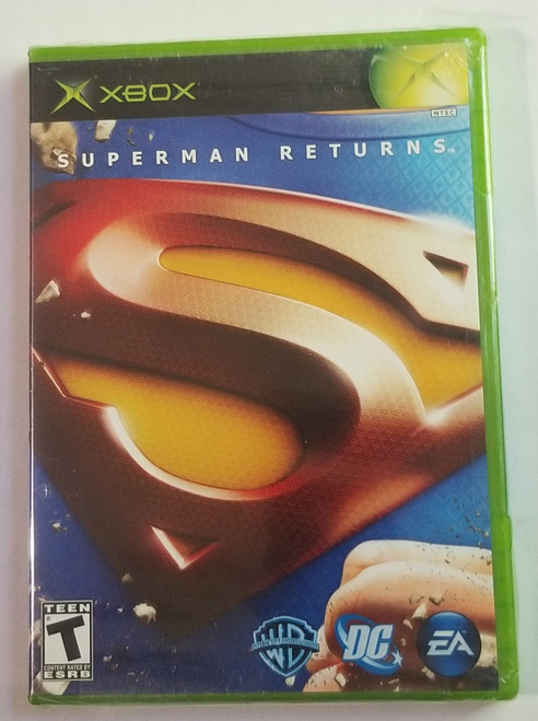 Superman Returns XBOX Video game New Sealed front