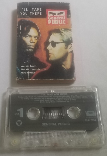 I'll Take you There by General Public Cassette tape front of sleeve and side 1
