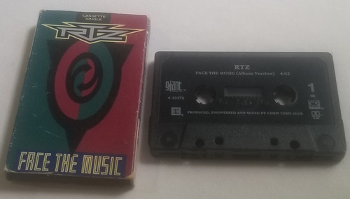 RTZ Face the Music Giant Cassette Tape front of sleeve and side 1 of tape