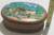 Hershey Molds 1981 CW87 Log Cabin Pioneer design ceramic jewelry Trinket Box height of it