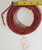 Twist cord wire red use for Arts & Crafts 12 feet plus measurement