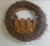 Welcome Pear design Fall outdoor Decor Wreath Unique back of the wreath